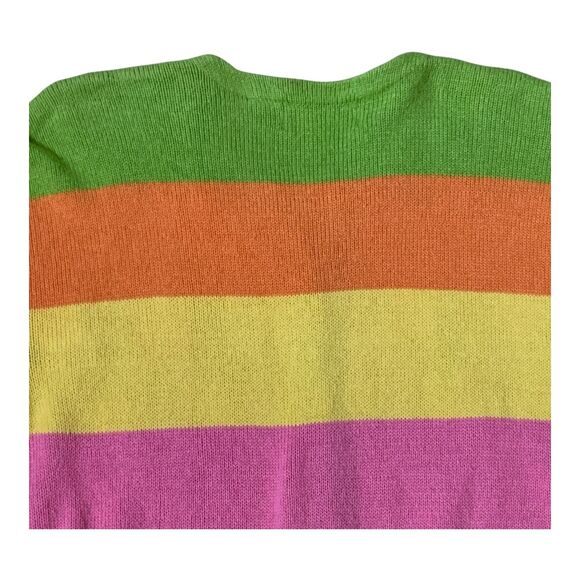 Janes Closet Cardigan Women's MEDIUM Beaded Sequins Fruit Artsy Knit Sweater - Picture 13 of 16